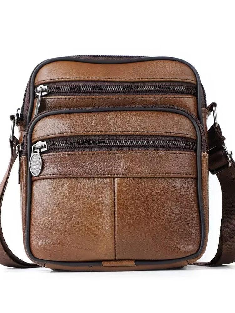 Men's Faux Leather Shoulder Bag by BowLift
