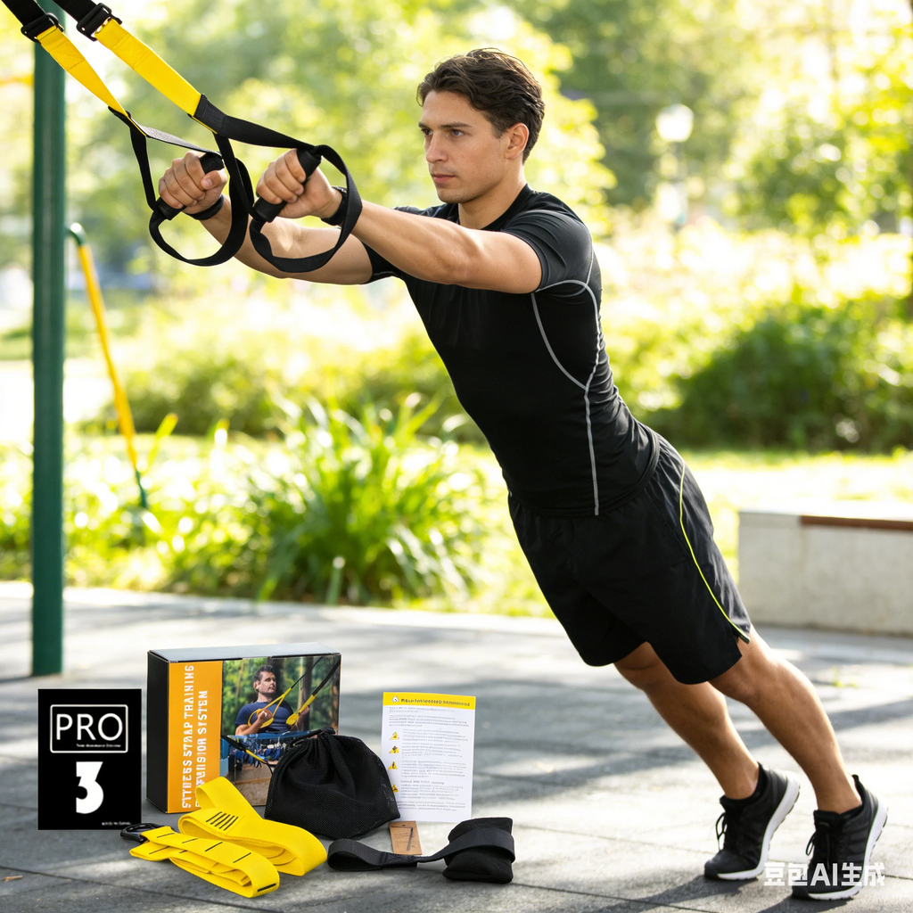 High-Intensity Suspension Fitness Training Strap by BowLift