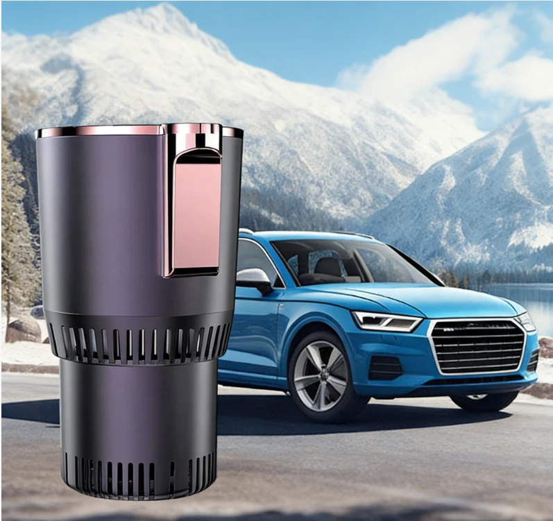 Car Portable Cold & Hot Cup+Smart Temperature Display/Car Use by BowLift