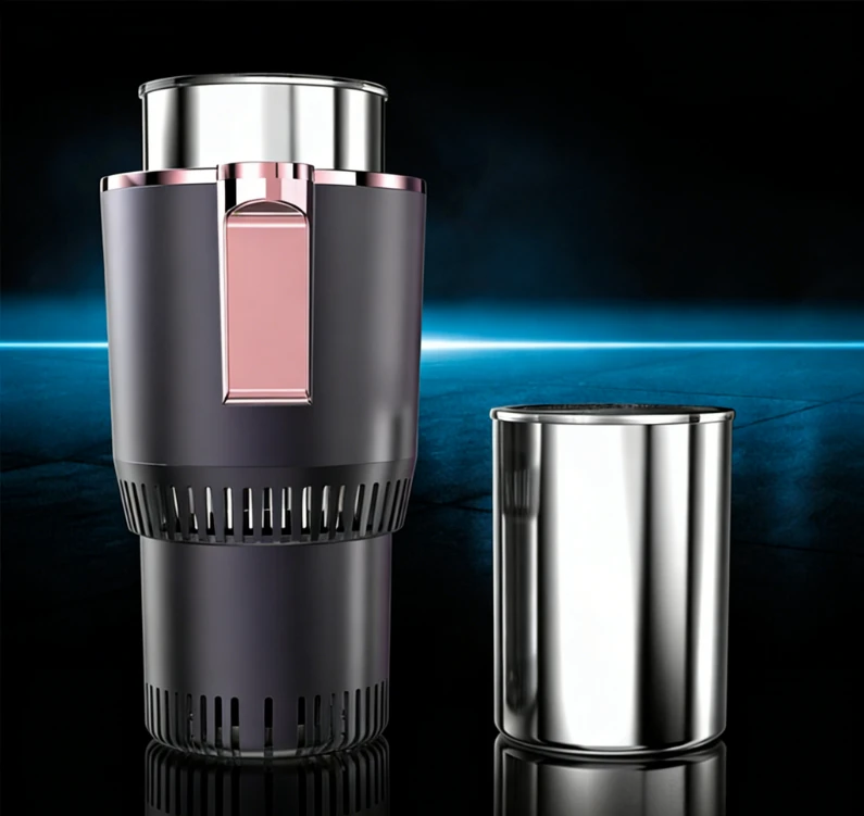 Car Portable Cold & Hot Cup+Smart Temperature Display/Car Use by BowLift