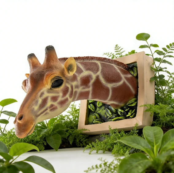 3D Lifelike Animal Photo Frame Wall Hanging by BowLift