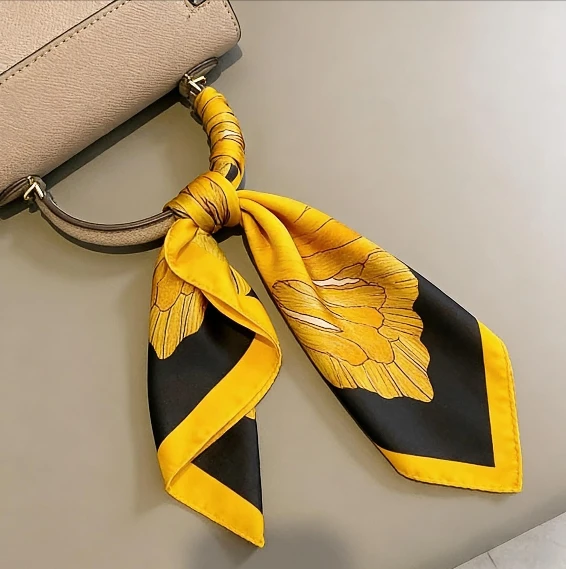 Retro Korean Style Faux Silk Scarf by BowLift