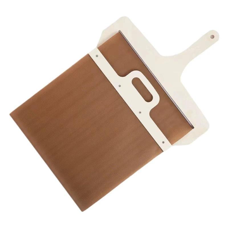 Foldable Solid Wood Sliding Pizza Spatula by BowLift
