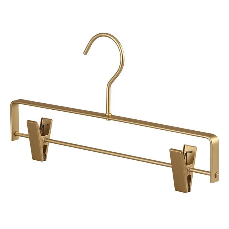 Minimalist Gold Aluminum Alloy Clothes Hangers (10 Pieces) by BowLift