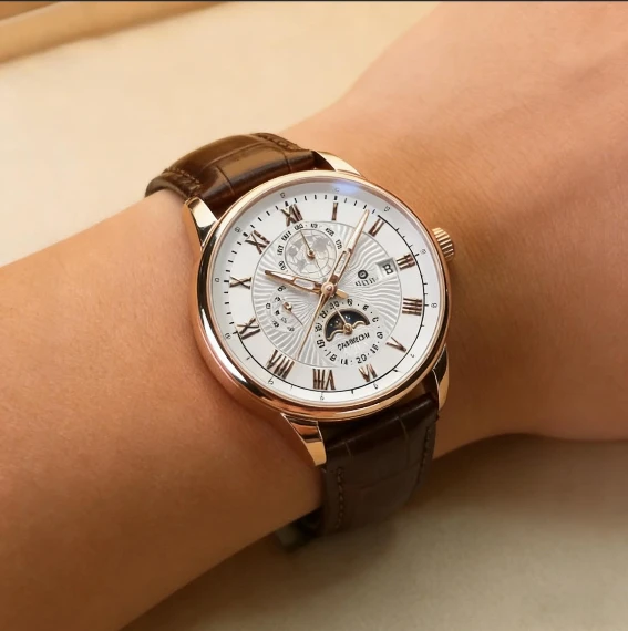 New Men's Business Automatic Mechanical Watch by BowLift