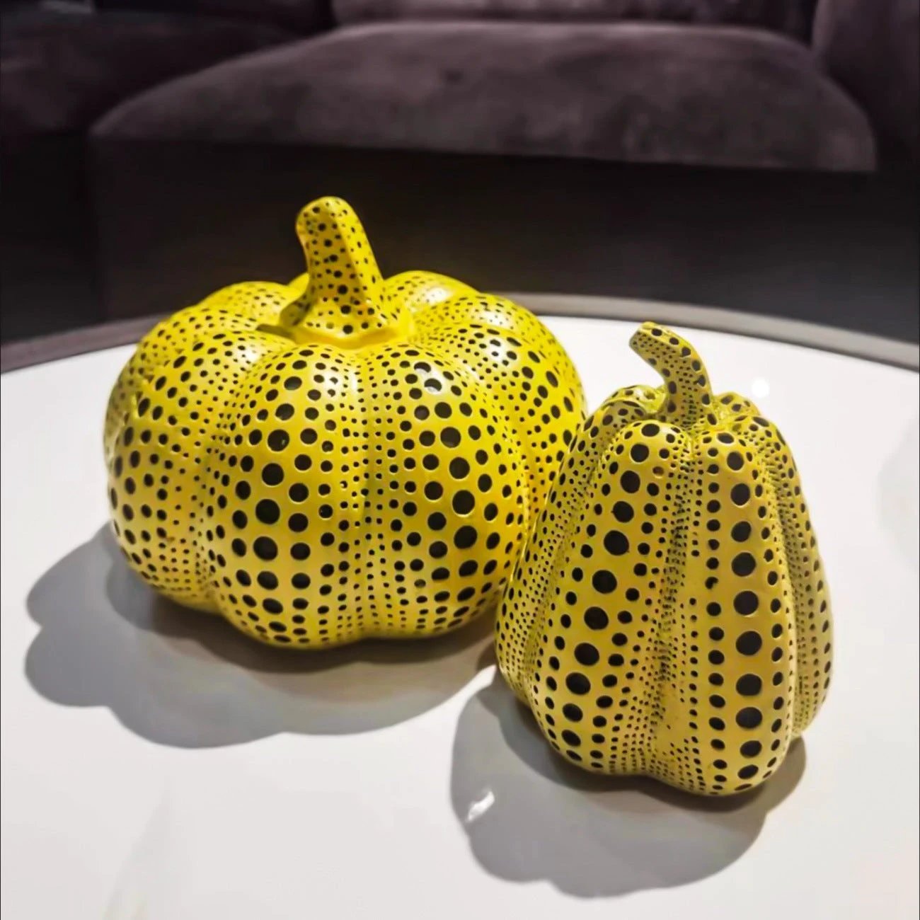 BowLift 丨 Yellow Pumpkin Resin Ornament Plant Simulation Resin by BowLift