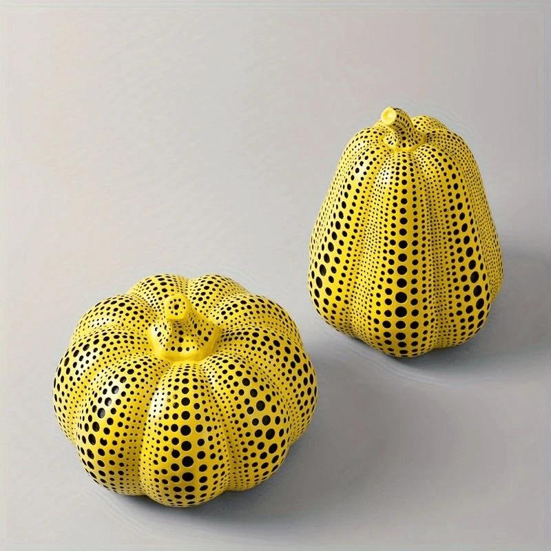 BowLift 丨 Yellow Pumpkin Resin Ornament Plant Simulation Resin by BowLift