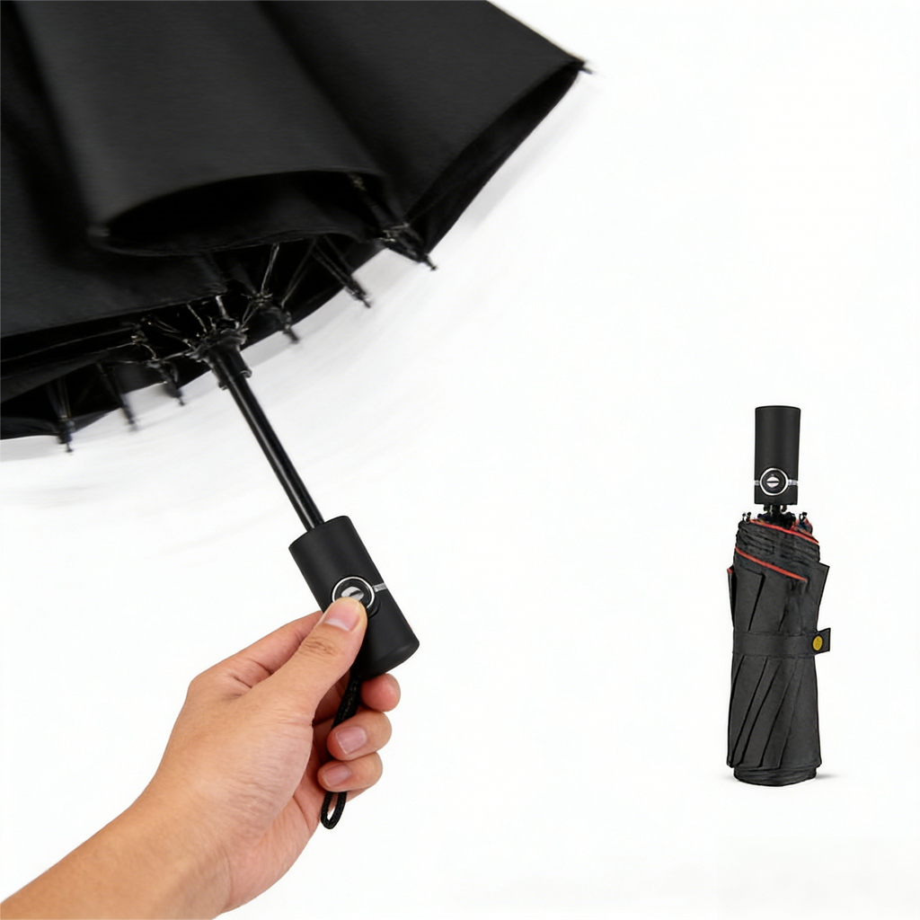 Fully Automatic Double-Layer Business Folding Umbrella by BowLift