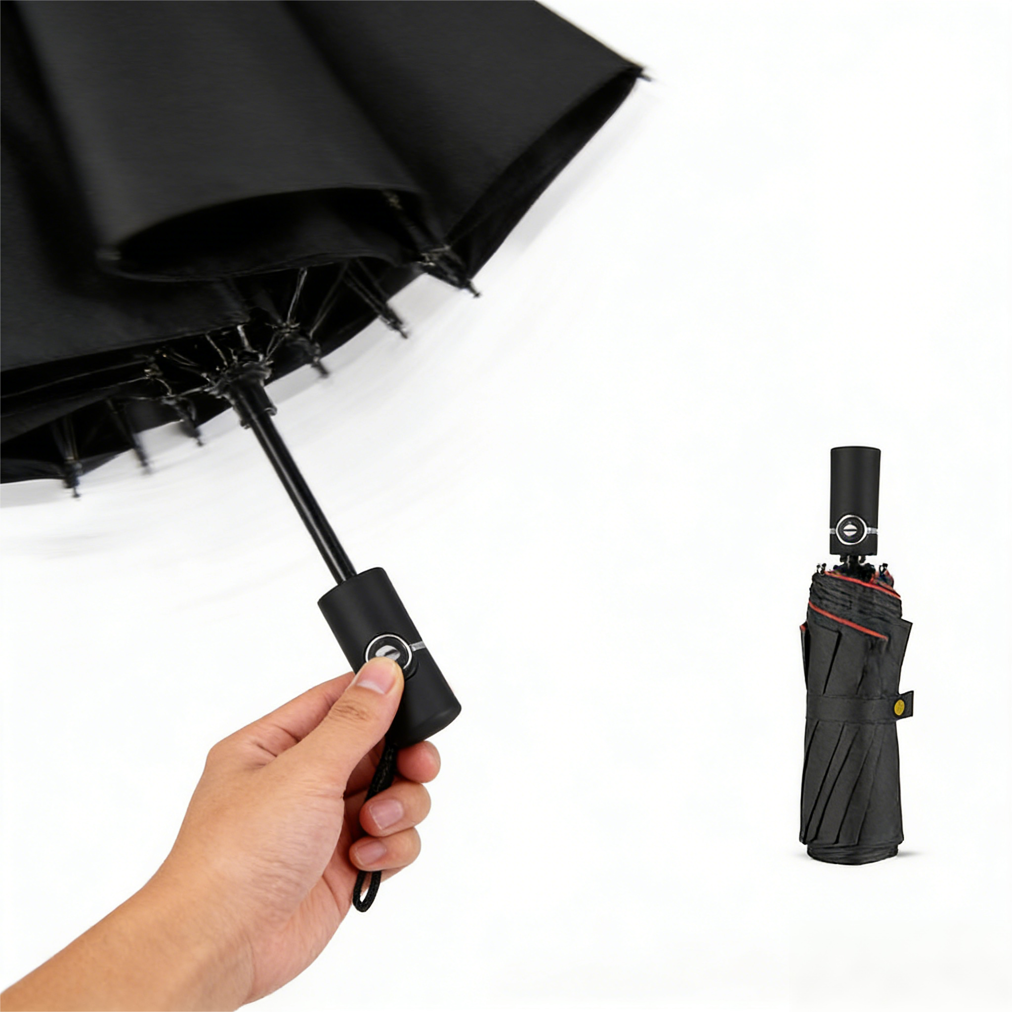 Fully Automatic Double-Layer Business Folding Umbrella by BowLift