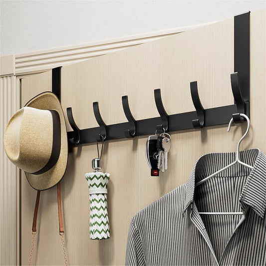 Behind-the-Door Coat Rack by BowLift