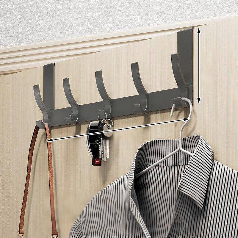 Behind-the-Door Coat Rack by BowLift