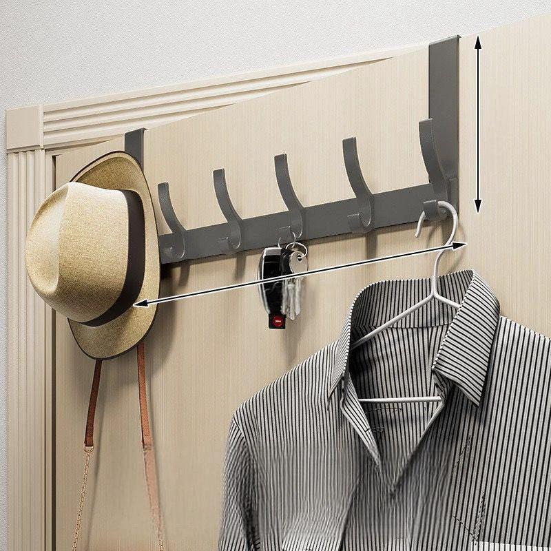 Behind-the-Door Coat Rack by BowLift
