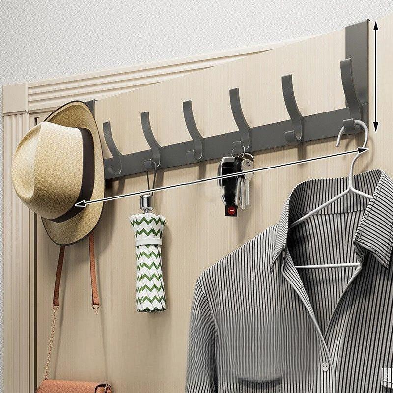 Behind-the-Door Coat Rack by BowLift