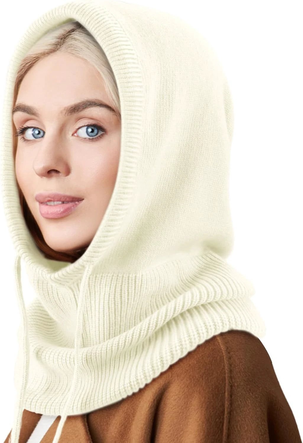 Women's Warm Scarf/Neck Warmer Cap by BowLift