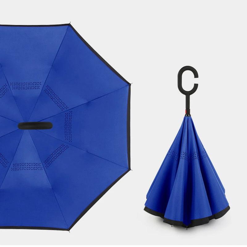 BowLift 丨 Reverse Umbrella C-shaped Handle Straight Shaft by BowLift