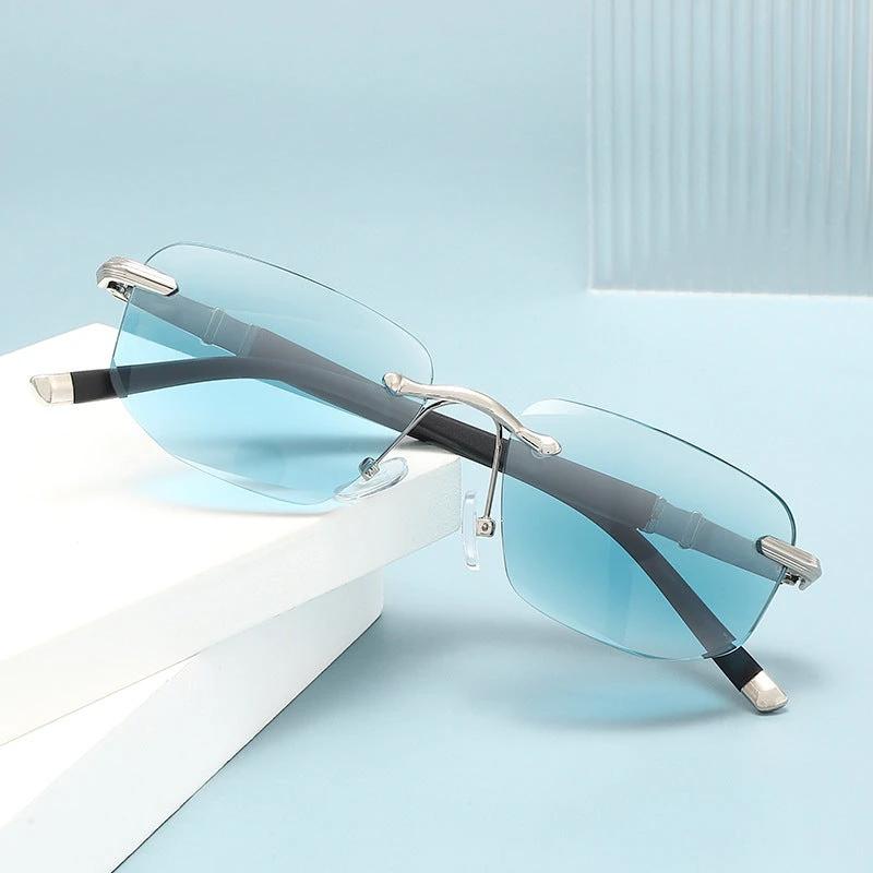BowLift 丨 Frameless Cut Business Reading Glasses Metal Frame by BowLift