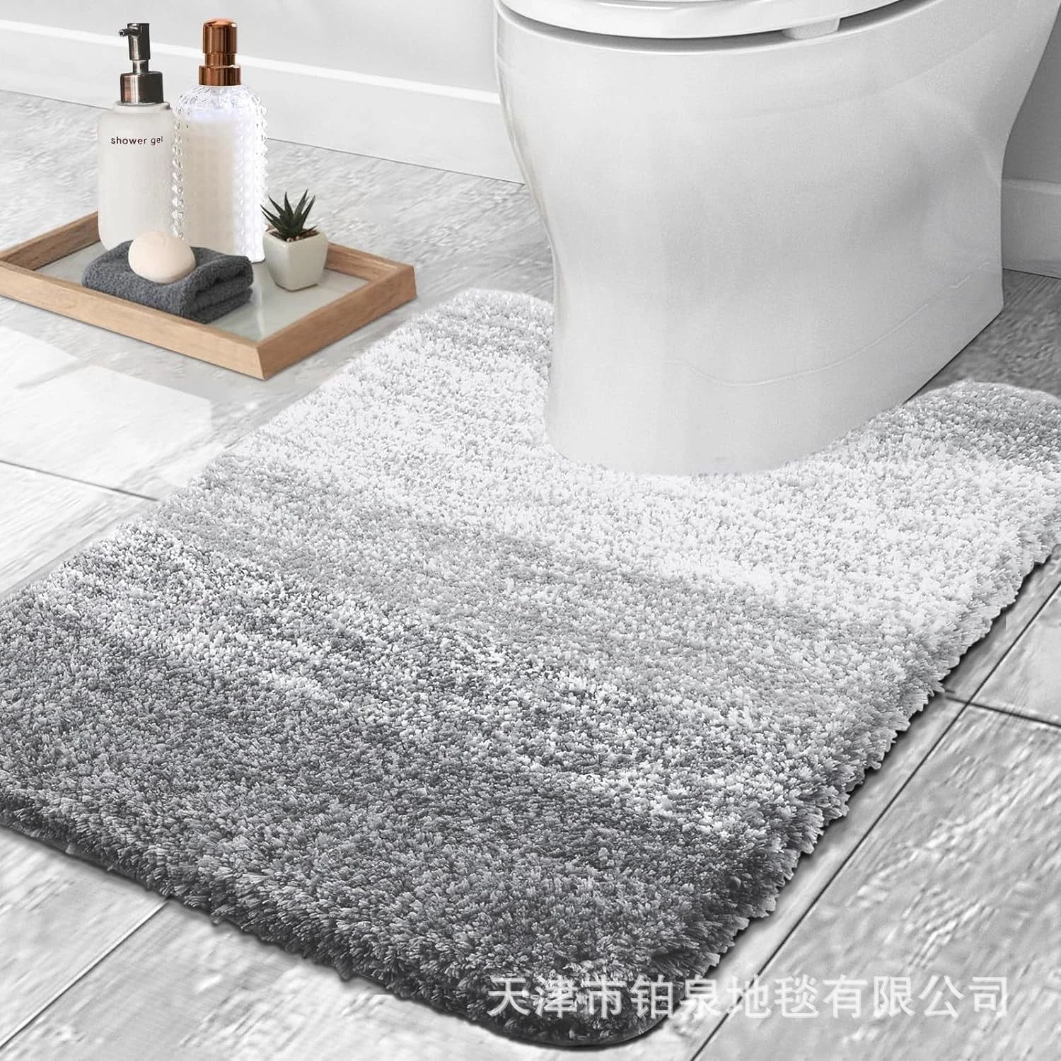 BowLift 丨 Imitation Cashmere Bathroom Mat Water Absorbent Non-slip by BowLift