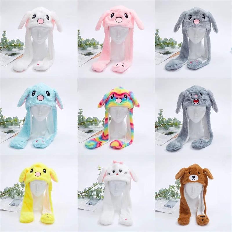 BowLift 丨 Women's Cute Fluffy Plush Hat Movable Ears by BowLift