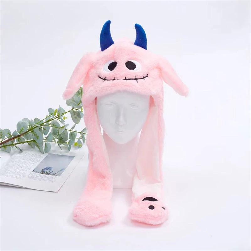 BowLift 丨 Women's Cute Fluffy Plush Hat Movable Ears by BowLift