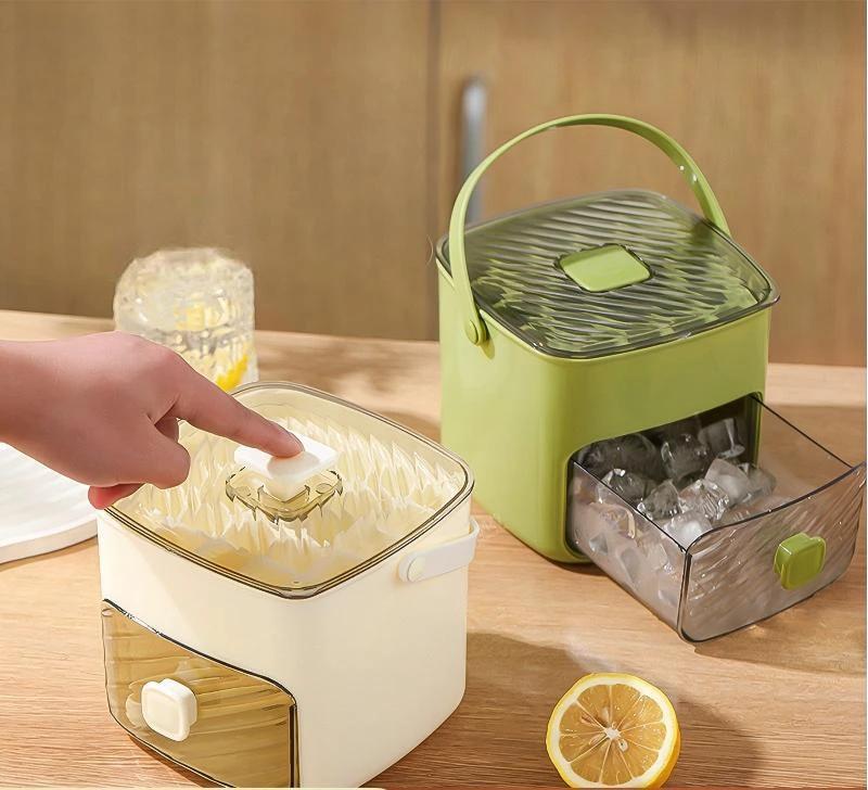 Drop-proof and durable portable ice bucket by BowLift