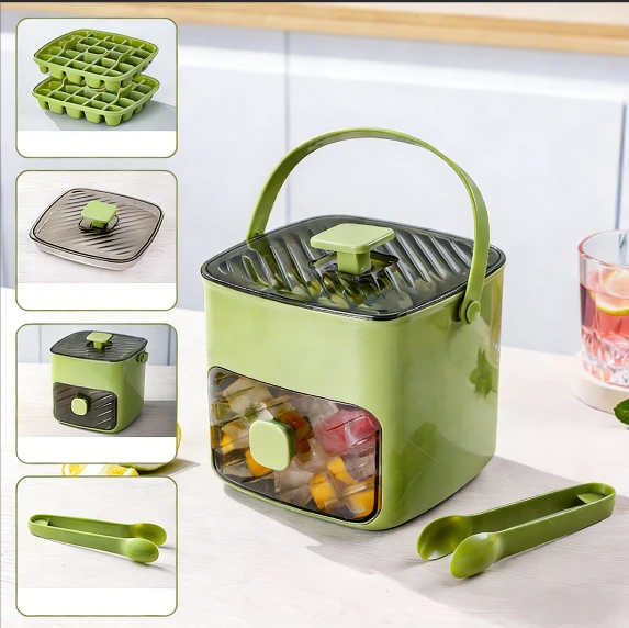 Drop-proof and durable portable ice bucket by BowLift