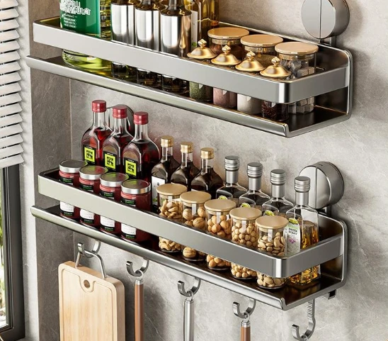 Suction Cup Wall-Mounted Kitchen Hook Holder by BowLift