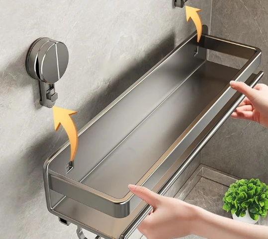 Suction Cup Wall-Mounted Kitchen Hook Holder by BowLift