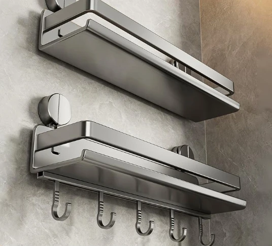 Suction Cup Wall-Mounted Kitchen Hook Holder by BowLift