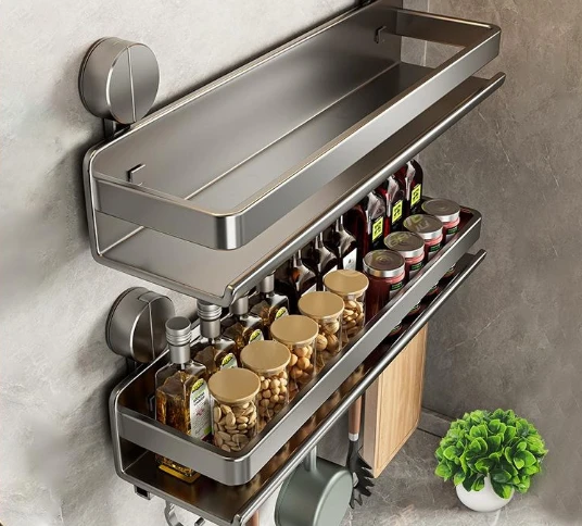 Suction Cup Wall-Mounted Kitchen Hook Holder by BowLift