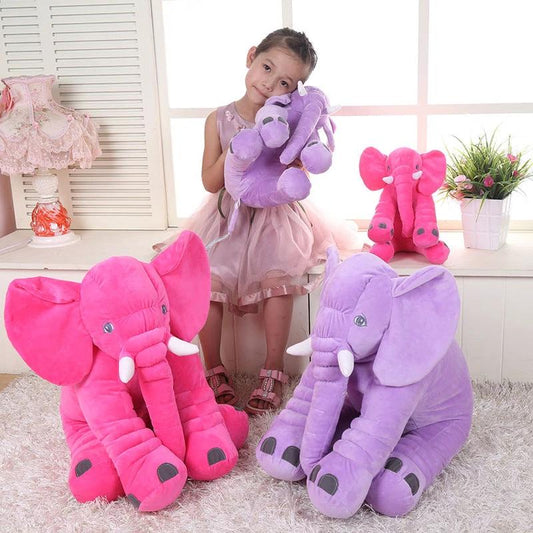 Cute Elephant Plush Pillow for Home Use by BowLift