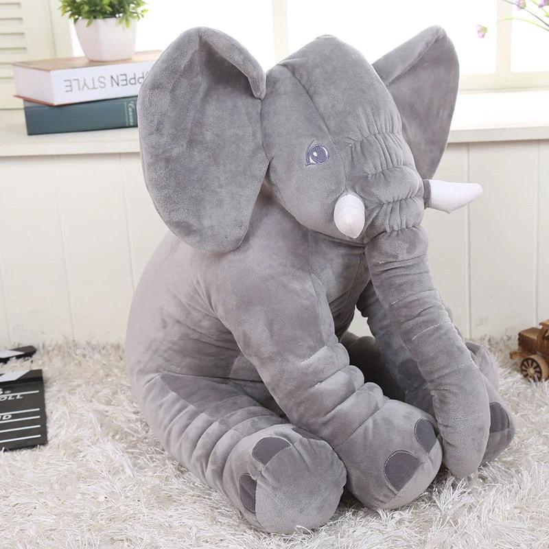 Cute Elephant Plush Pillow for Home Use by BowLift