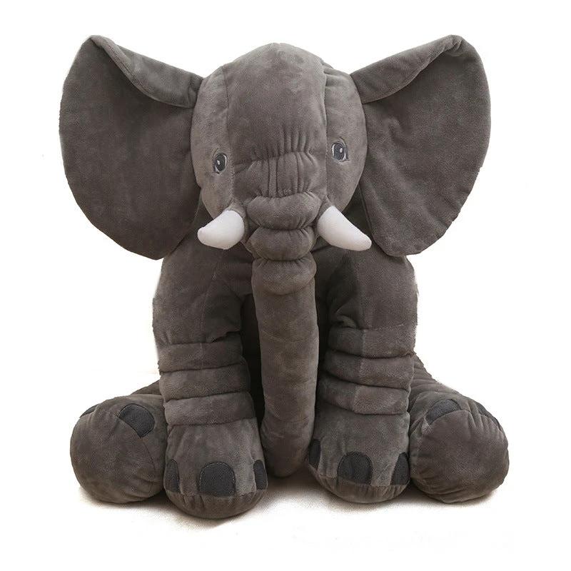 Cute Elephant Plush Pillow for Home Use by BowLift