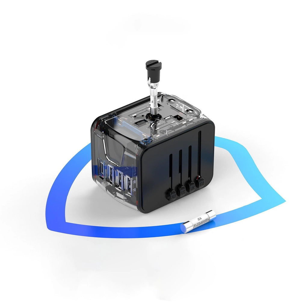 BowLift 丨 Multi-function Travel Charger Stand USB & Type-C Ports ABS by BW-fgd-00652