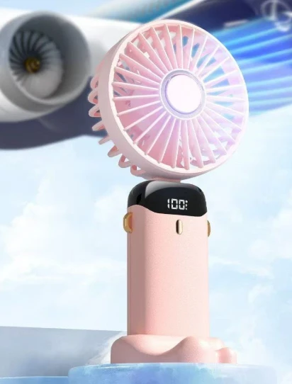 Mini 5-Speed Folding Handheld Fan by BowLift