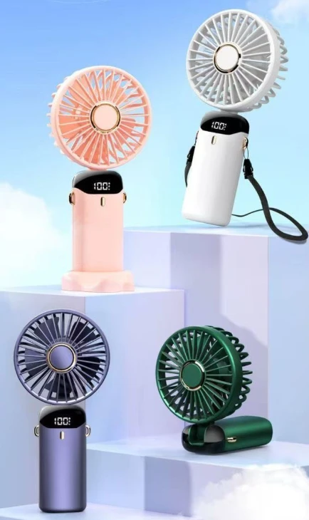 Mini 5-Speed Folding Handheld Fan by BowLift