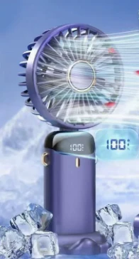 Mini 5-Speed Folding Handheld Fan by BowLift