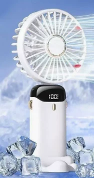 Mini 5-Speed Folding Handheld Fan by BowLift