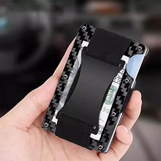Clip-on Aluminum Alloy Anti-theft Card Holder by BowLift