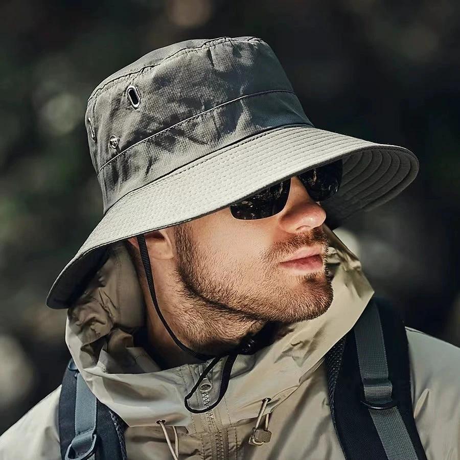 BowLift 丨 Men's Large Head Circumference Sunscreen Waterproof Fisherman Hat by BowLift