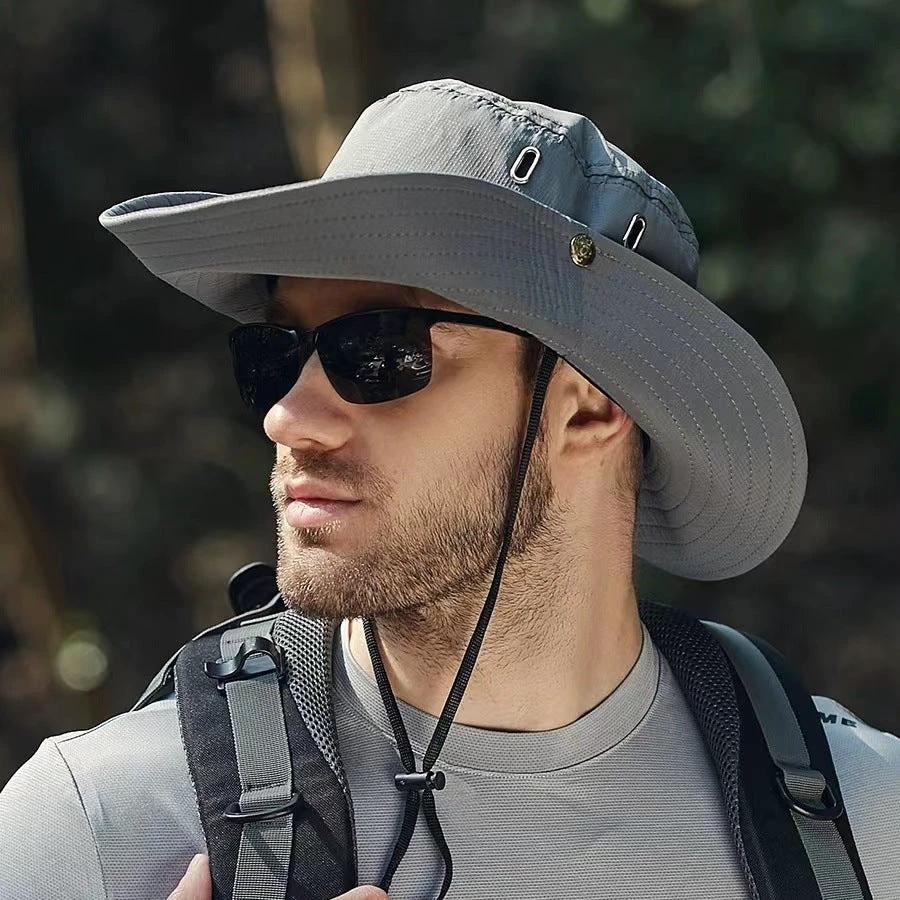 BowLift 丨 Men's Large Head Circumference Sunscreen Waterproof Fisherman Hat by BowLift