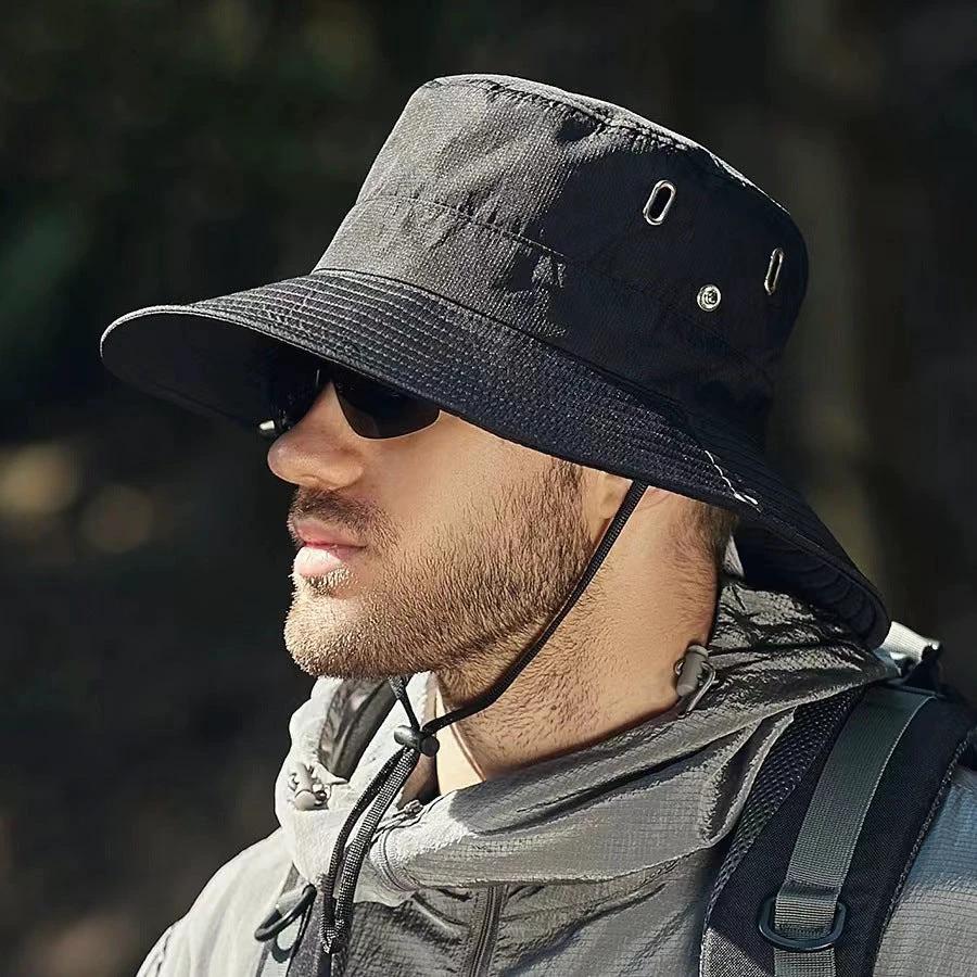 BowLift 丨 Men's Large Head Circumference Sunscreen Waterproof Fisherman Hat by BowLift