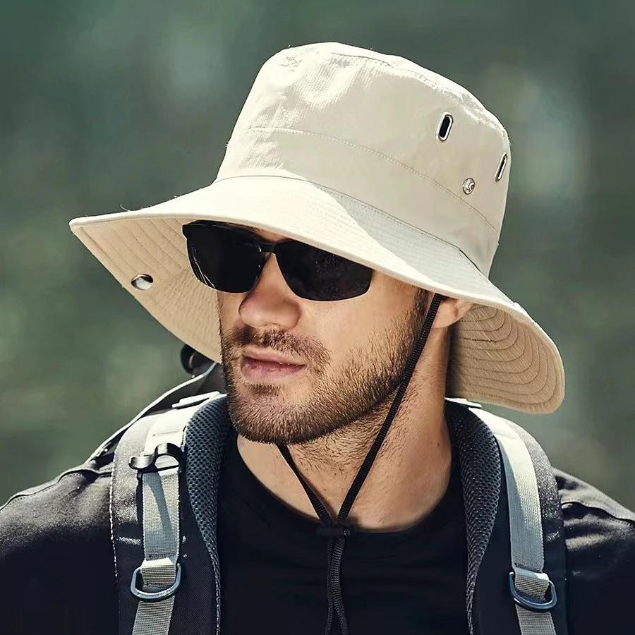 BowLift 丨 Men's Large Head Circumference Sunscreen Waterproof Fisherman Hat by BowLift