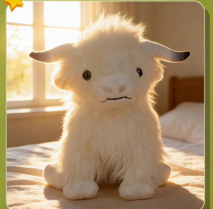 Highland Cow Plush Toy by BowLift