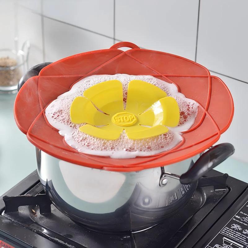 10.2-inch Silicone Spillproof Kitchen Lid by BowLift