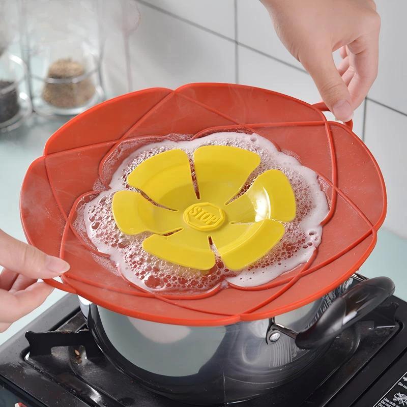 10.2-inch Silicone Spillproof Kitchen Lid by BowLift