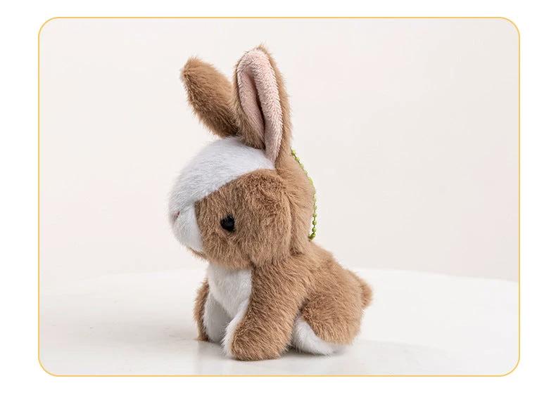 Little White Rabbit Cartoon Plush Toy by BowLift