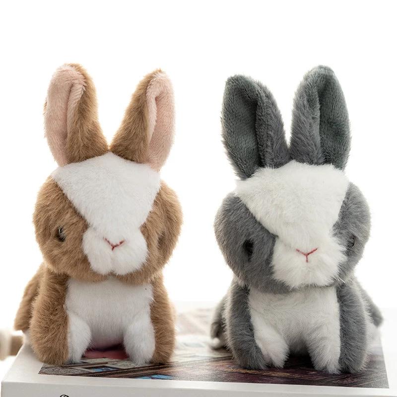 Little White Rabbit Cartoon Plush Toy by BowLift
