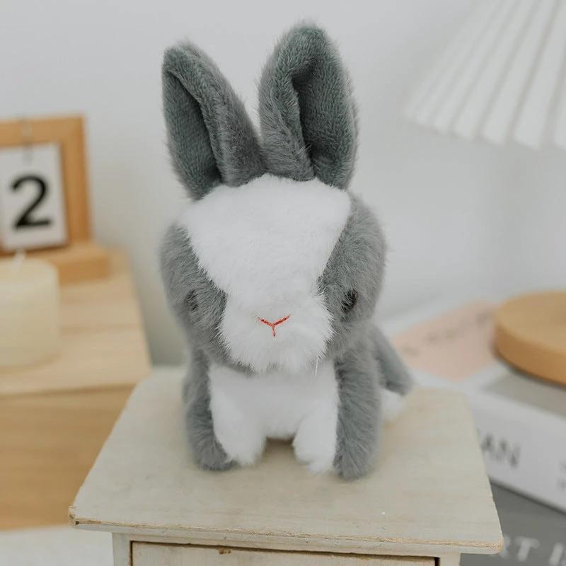 Little White Rabbit Cartoon Plush Toy by BowLift