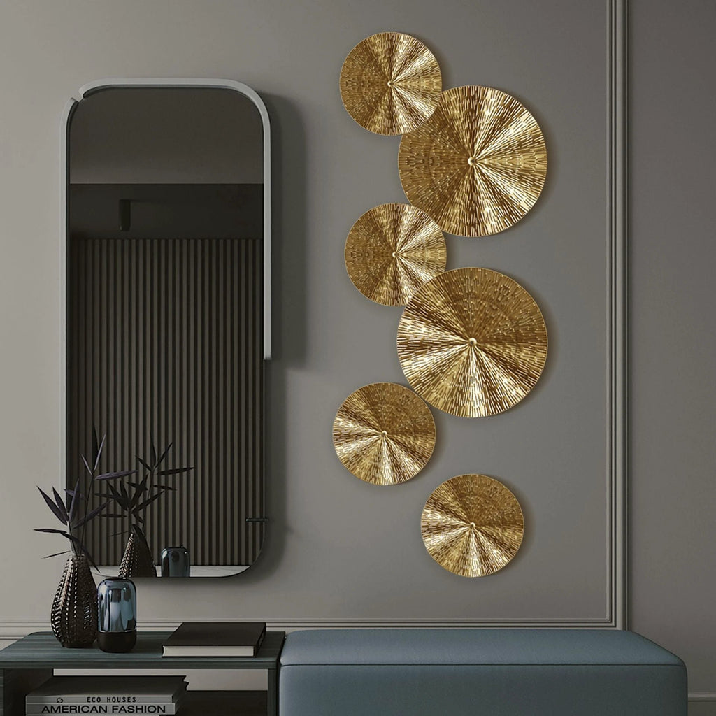 Luxurious Gold Iron Wall Plate by BowLift