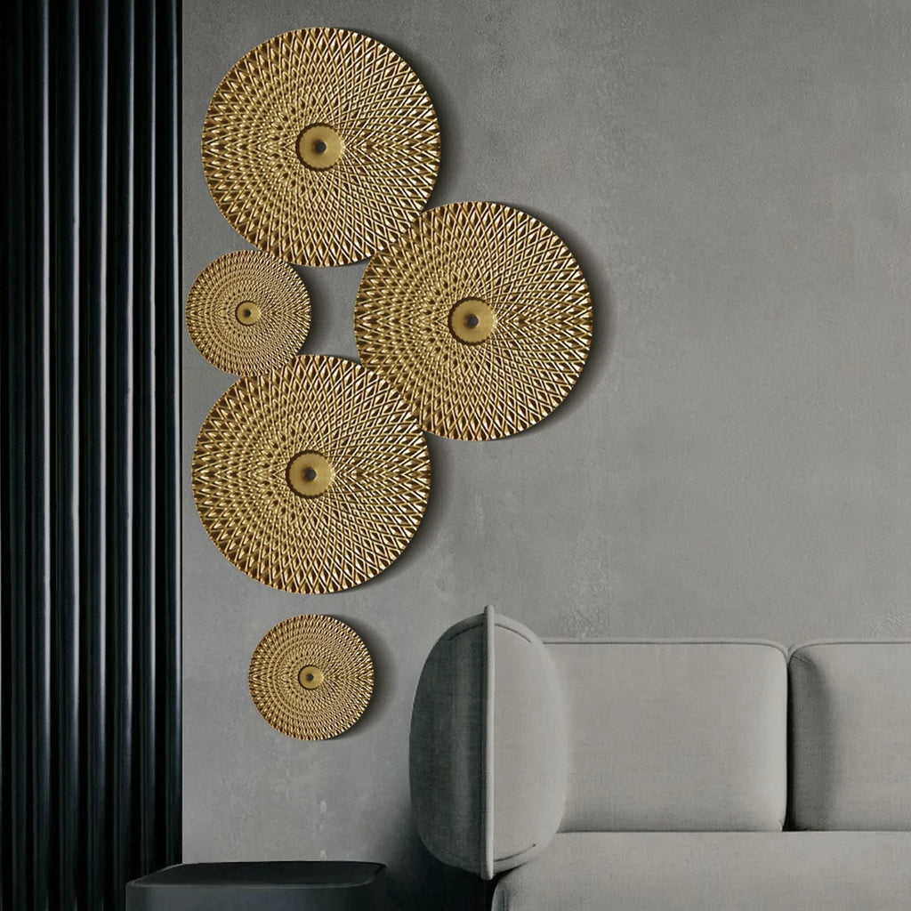Luxurious Gold Iron Wall Plate by BowLift